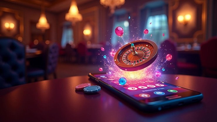 Pengguna dengan nyaman menggunakan fitur chat langsung di perangkat mobile untuk interaksi real-time