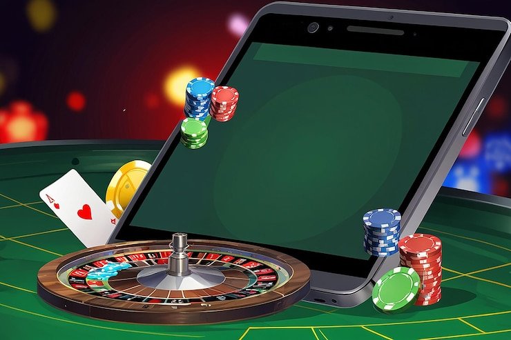 Ilustrasi keamanan siber dengan gembok digital melindungi data privasi pengguna